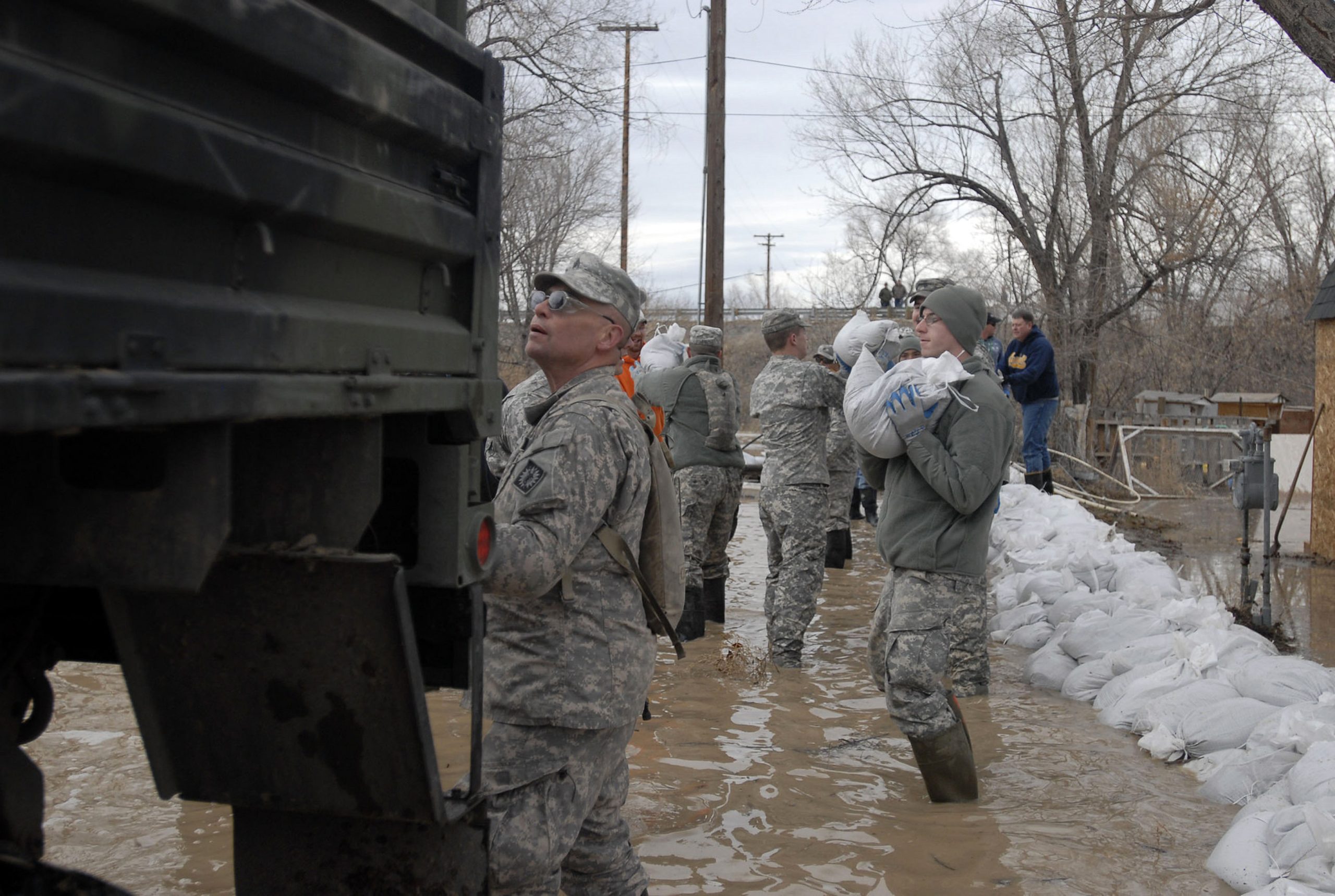 Crews assess flood damage in Montana, Wyoming