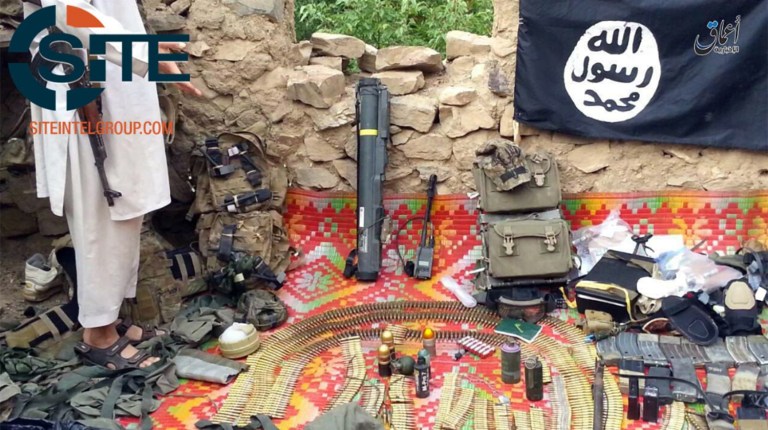 Site Intelligence Group, which tracks terrorist activity online, placed the pictures on Twitter on Saturday and wrote that they had been posted by the Amaq News Agency, which is run by the Islamic State. (Image courtesy screenshot)