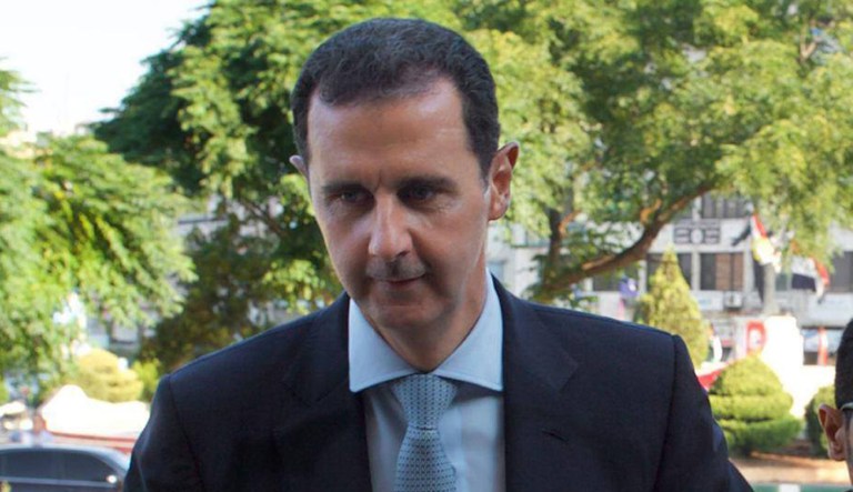 Syrian President Bashar Assad has installed a crematorium in the Saydnaya Prison Complex, the State Department said. (Syrian Presidency via AP)