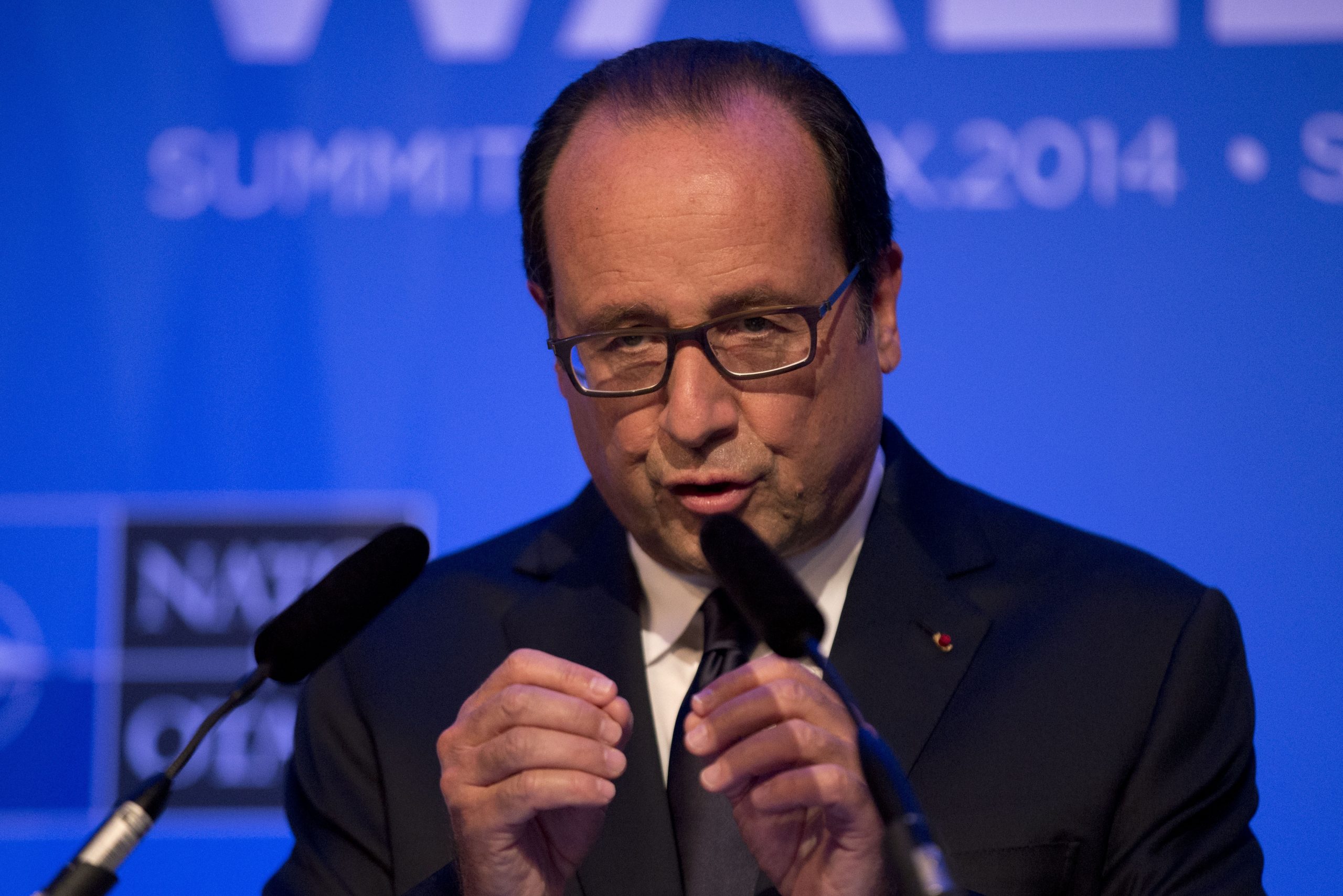 French president in trouble, in public and private