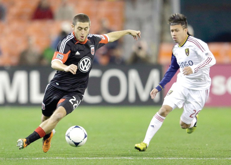 Rob Carr/Getty Images
Chris Korb, in his third year out of Akron, started 22 games in 2012 and all five matches this season for D.C. United.