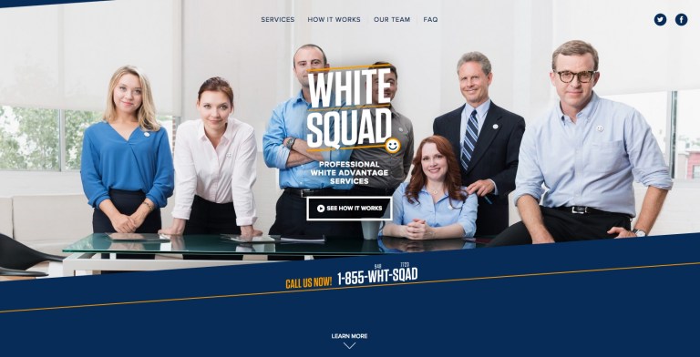 The campaign poses as a business called 