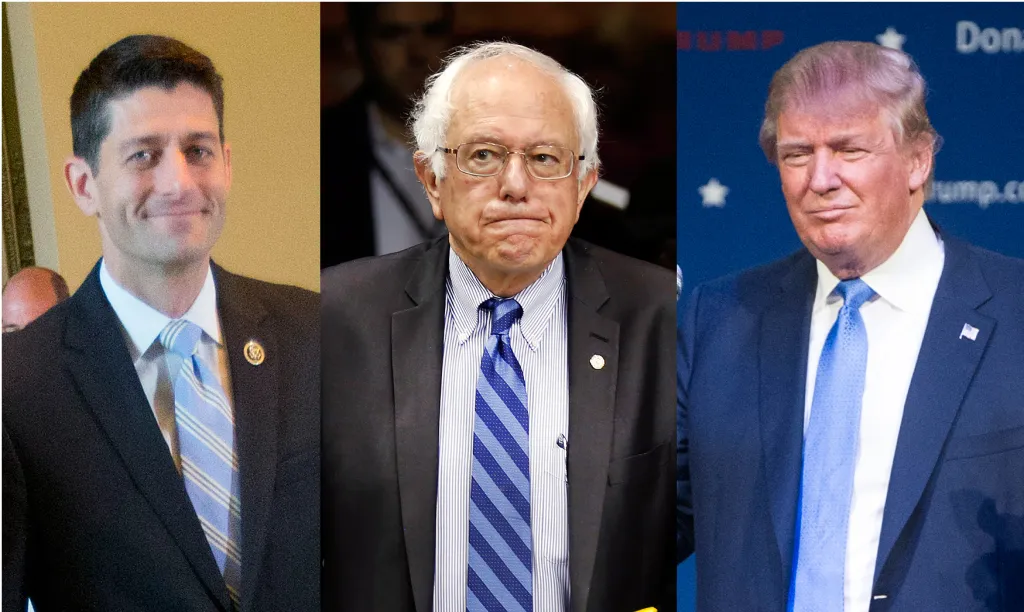 Trump’s rise, Bernie’s ‘distinctions,’ Ryan’s problems