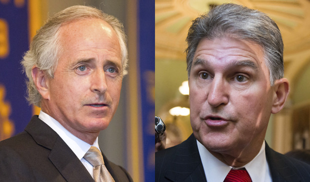 With budget talks stalled, Manchin, Corker accuse both sides of ‘overreach’