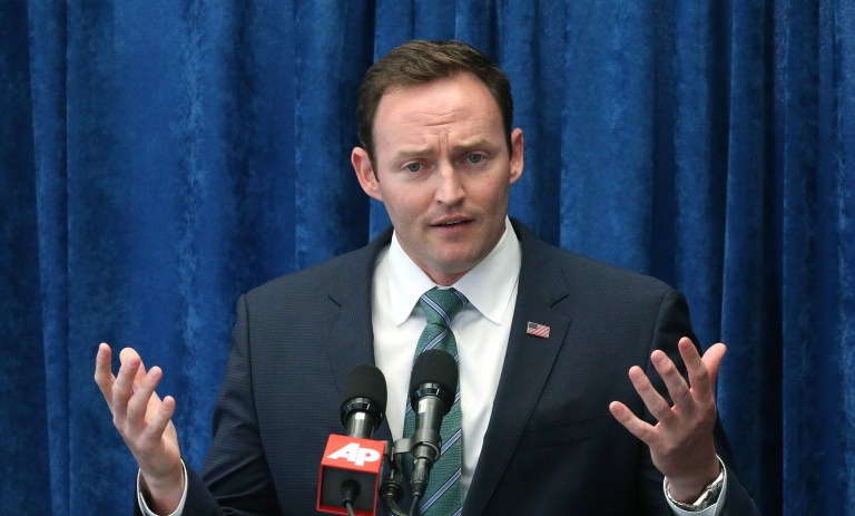 Florida Rep. Patrick Murphy won the Democratic nomination for U.S. Senate. (AP Photo/Steve Cannon)