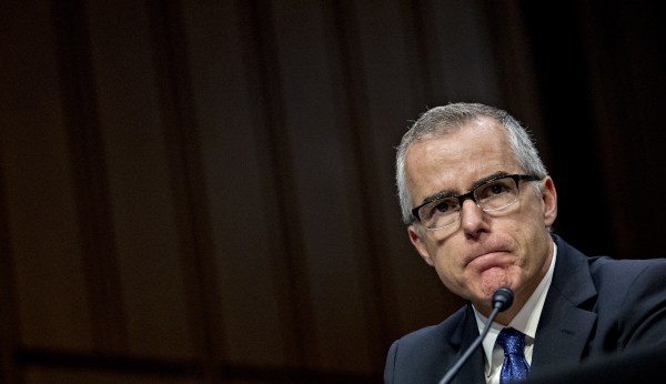 Judge allows Andrew McCabe’s wrongful firing lawsuit against DOJ to move forward