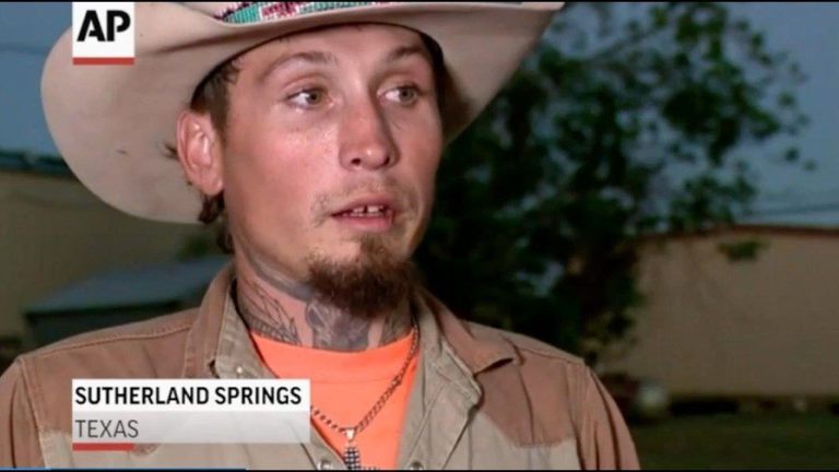 Johnnie Langendorff explains how he saw a gunfight and gave chase in Texas Sunday.