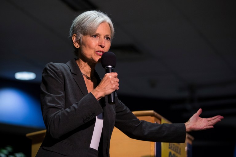 Jill Stein's party gives up in Pennsylvania. (Christopher Dolan/The Citizens' Voice via AP, File)