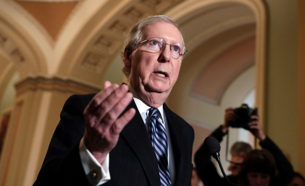 Mitch McConnell says Trump should support Mitt Romney’s Senate bid