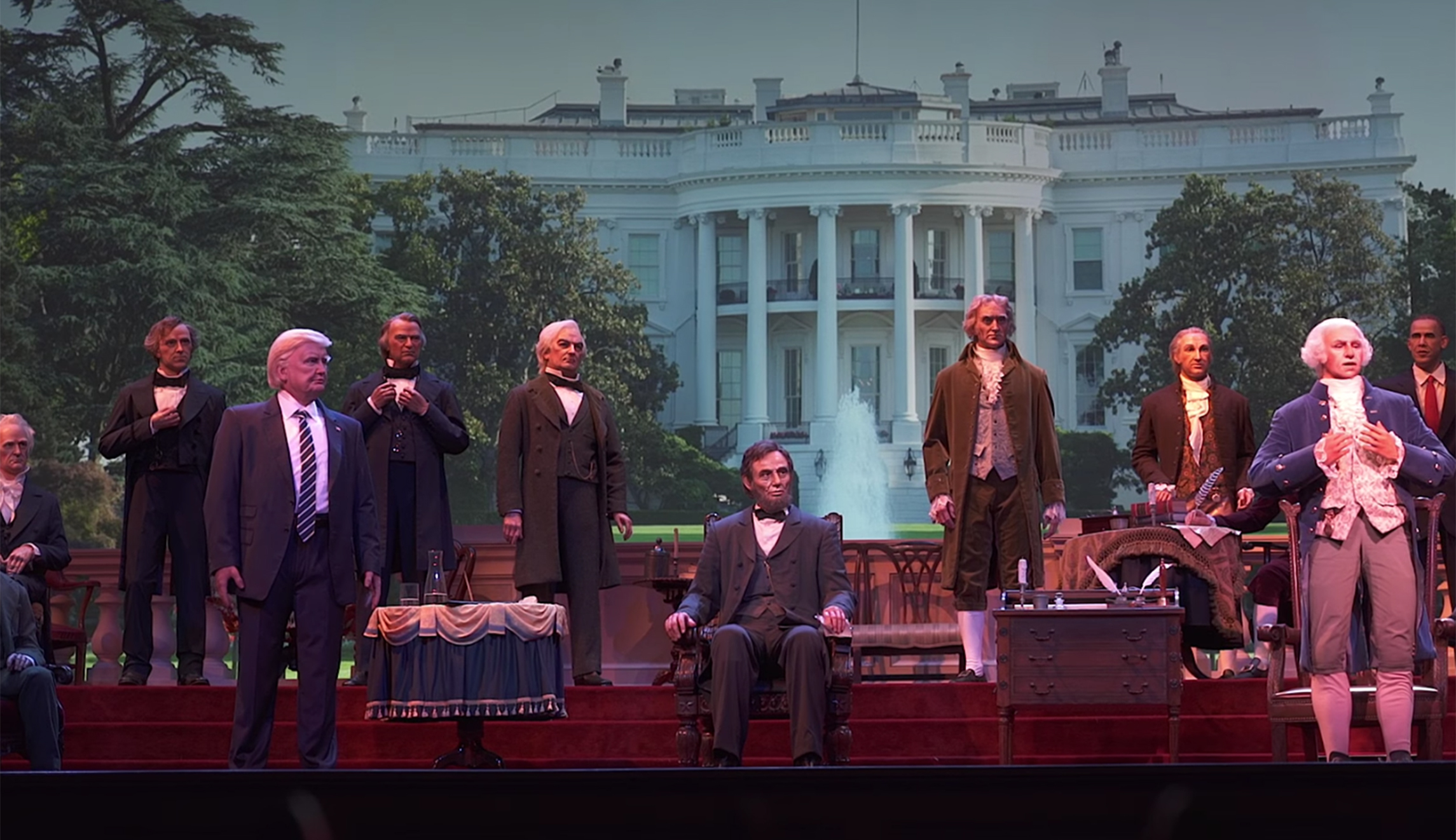 Walt Disney World unveils animatronic Trump in the Hall of Presidents exhibit: Watch