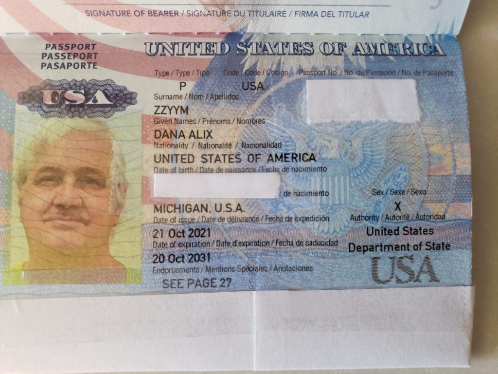 Navy veteran becomes first American to receive gender ‘X’ passport