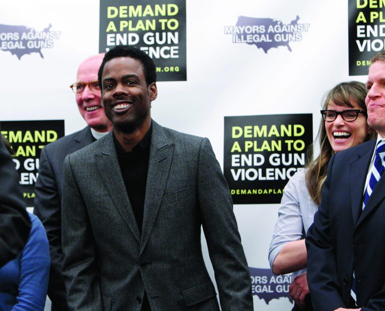 No talk of ‘bullet control’ as Chris Rock and celebs take Capitol Hill over guns