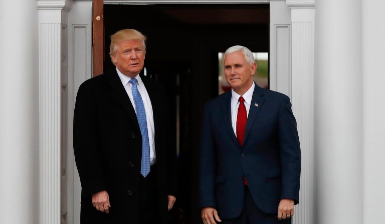 President-elect Trump and Vice President-elect Mike Pence announced dozens of new additions to the transition team on Tuesday night. (AP Photo/Carolyn Kaster)