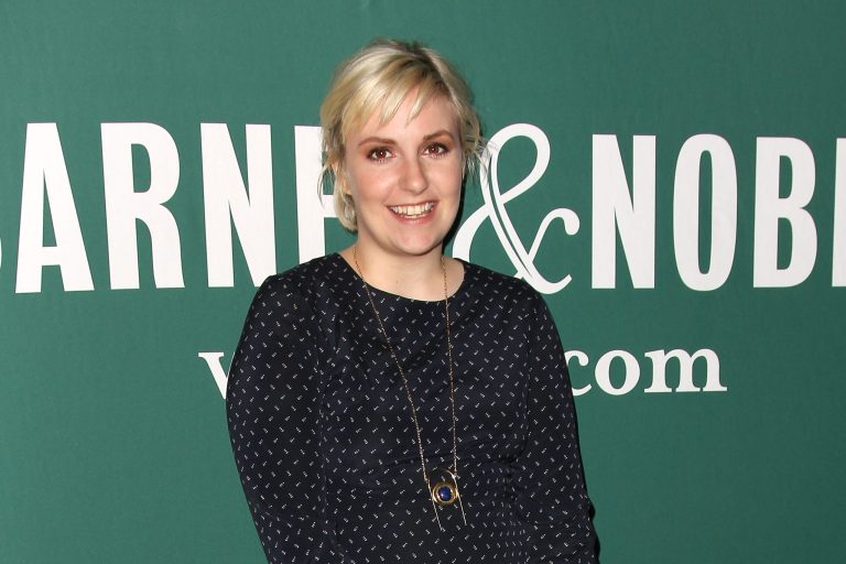 Actress and author Lena Dunham poses as a signing for her book at Barnes and Noble Union Square in New York. (AP/Starpix, Kristina Bumphrey)