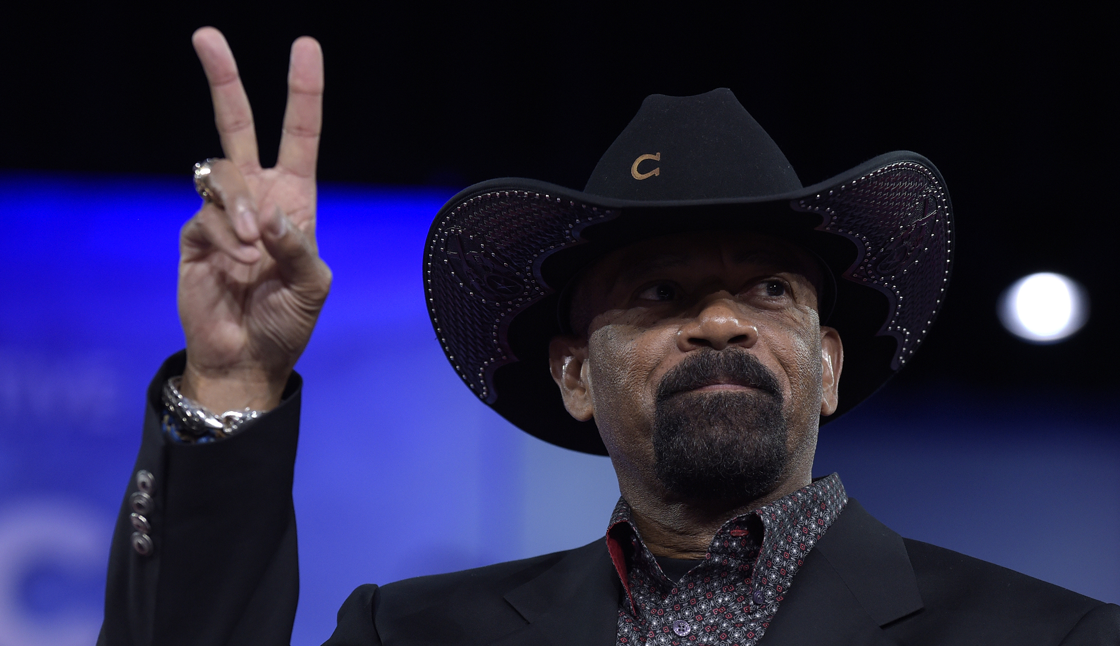 Former sheriff David Clarke boasts about sending f-bomb to reporter