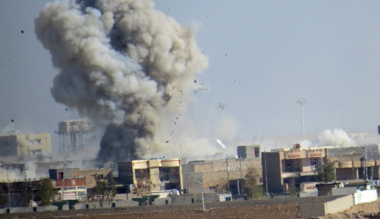 Given that the oil-stealing business is the terrorist group's financial lifeblood, why has it taken until now to hit the Islamic State's oil transport capability in a significant way? (AP Photo)