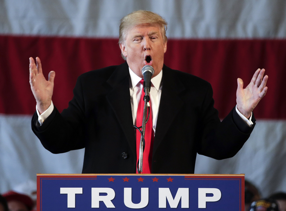 Donald Trump’s tiny violin