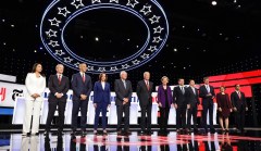 Biden the punching bag as debate rivals attack him on immigration, race, and crime
