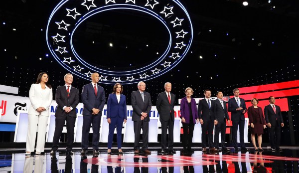 Biden the punching bag as debate rivals attack him on immigration, race, and crime