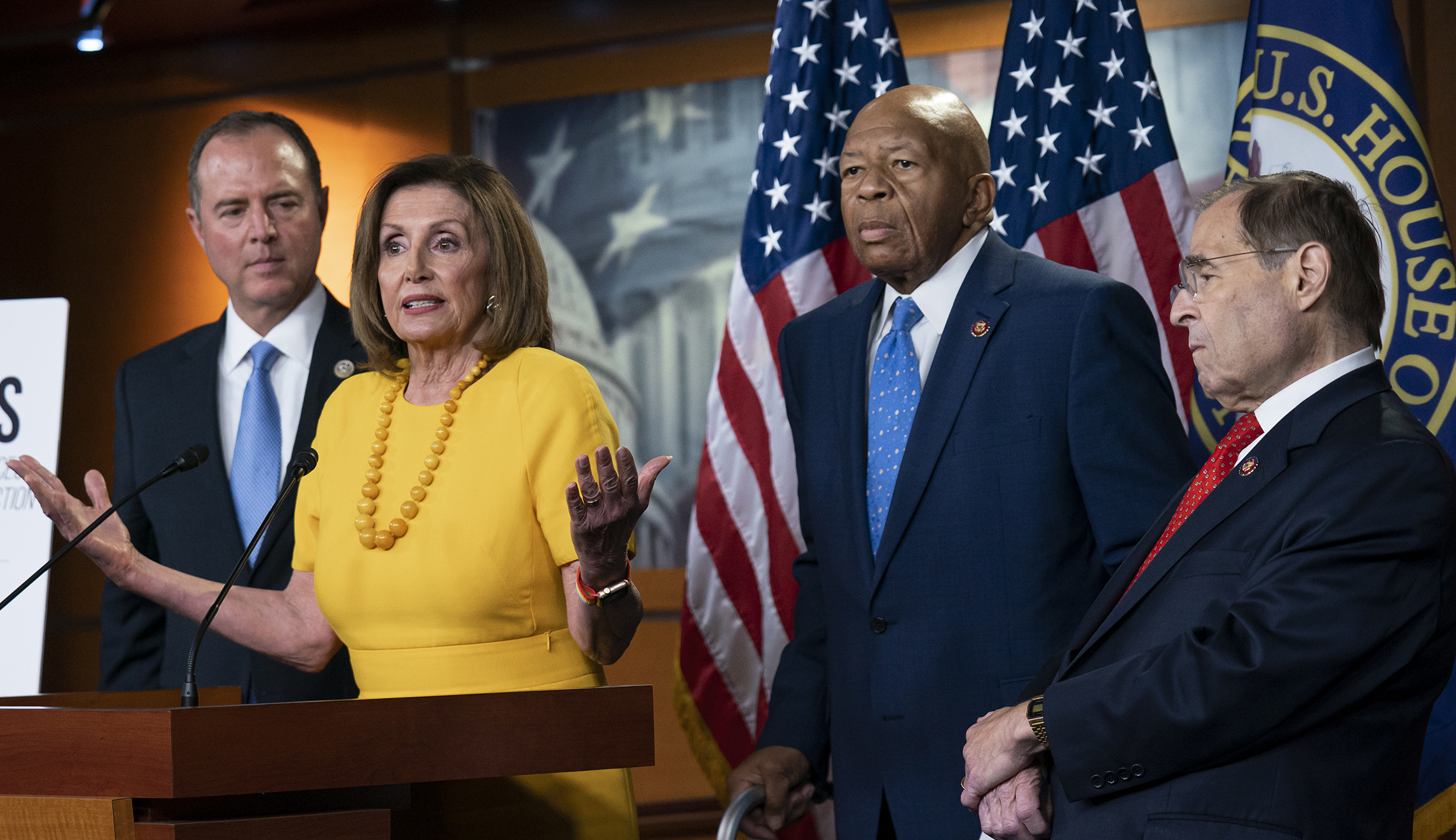 House Democrats to huddle about whistleblower allegation