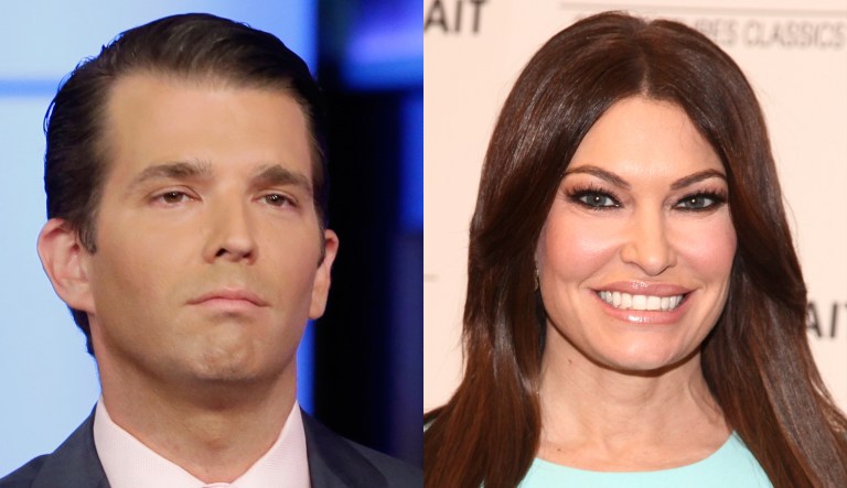 Donald Trump Jr. and Kimberly Guilfoyle.