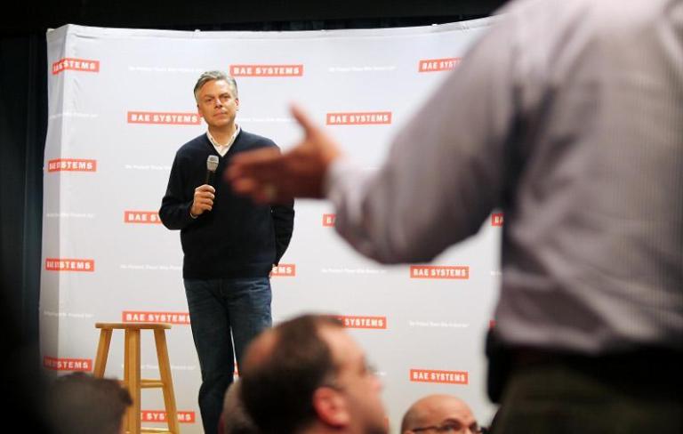 Huntsman sees gains in make-or-break N.H.