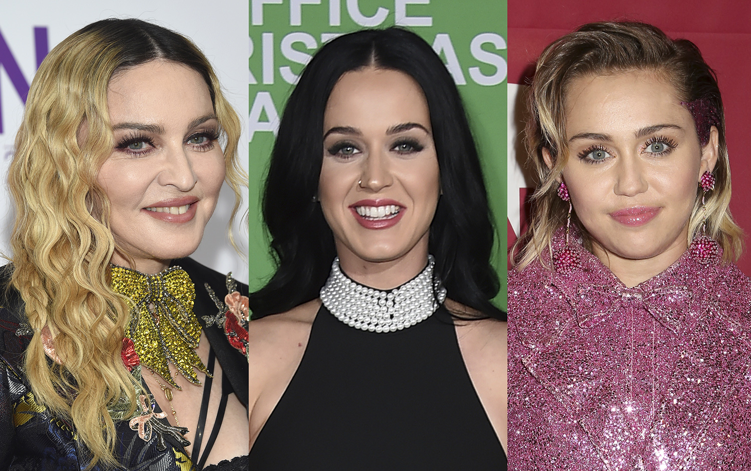 Madonna, Miley, Katy: Bleak Trump Xmas for Hollywood