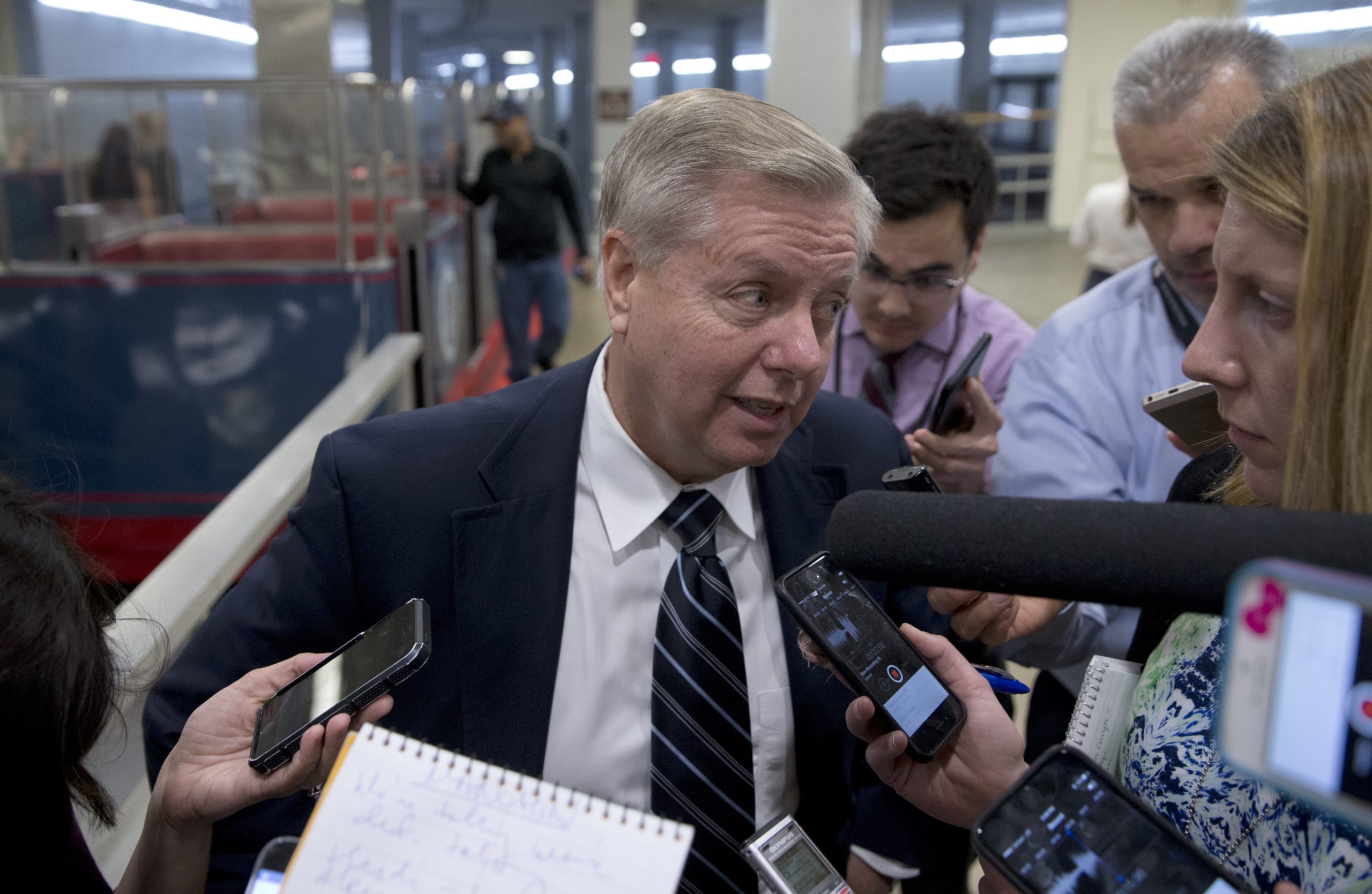 Trump set for showdown with Richard Trumka, Lindsey Graham
