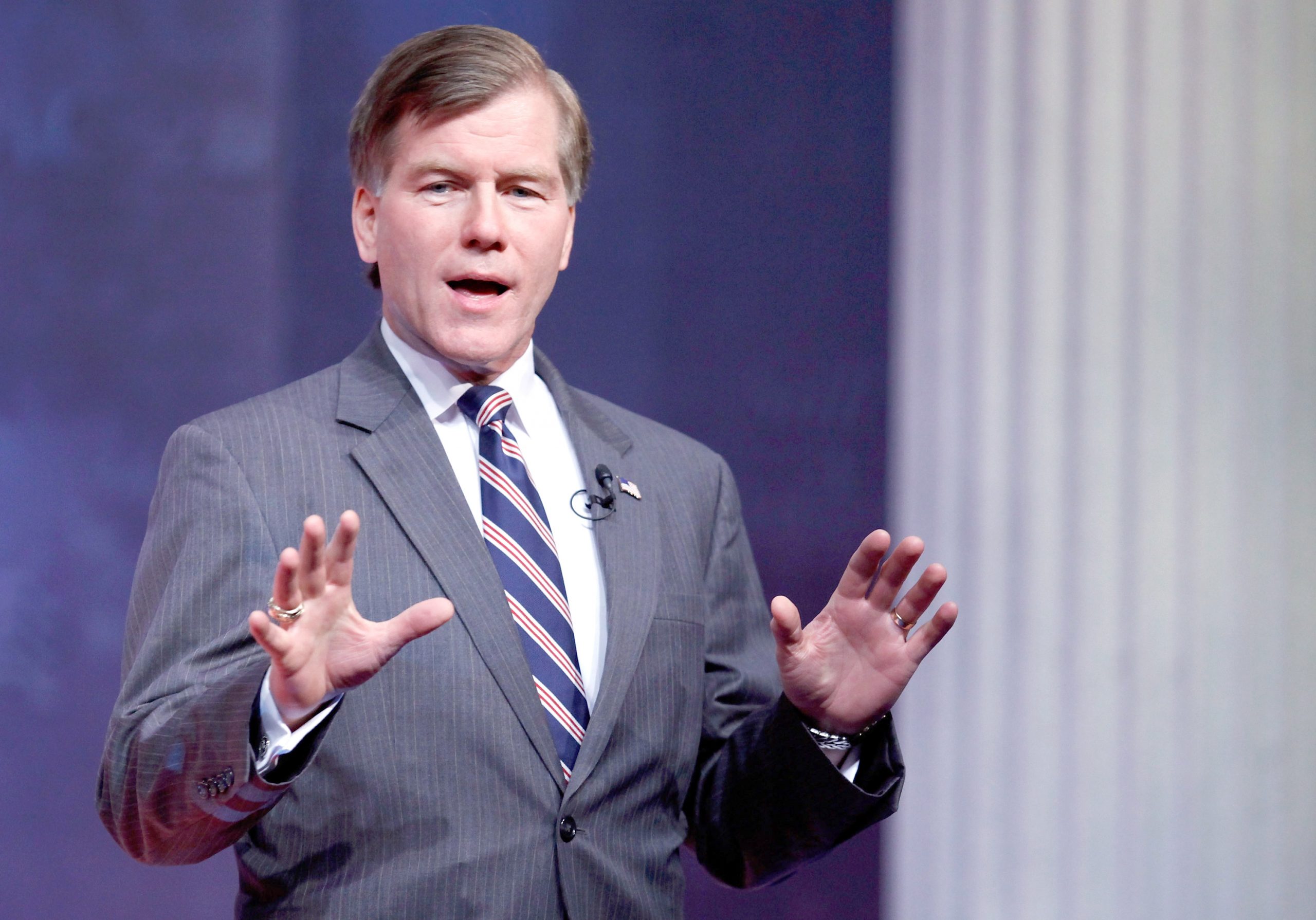 On the slide: Virginia Gov. Bob McDonnell