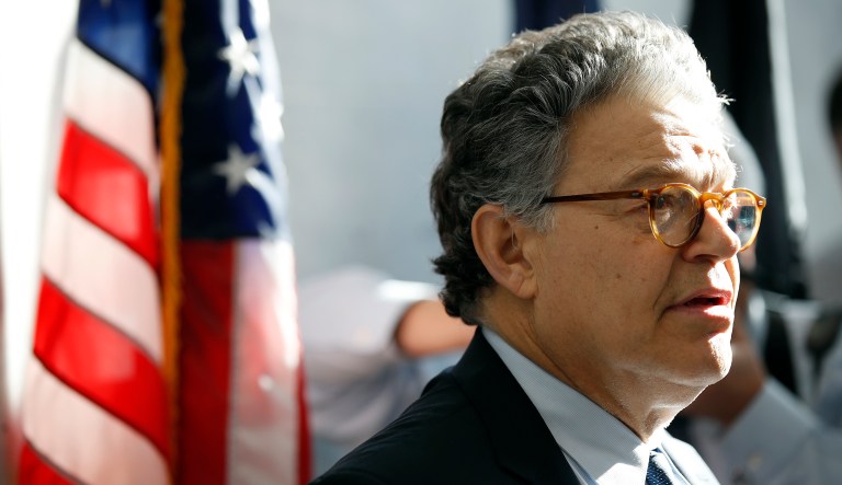Moulton joins top Democrats like Rep. Joe Crowley, D-N.Y., Rep. Kathleen Rice, D-N.Y., and Rep. Tim Ryan, D-Ohio, in censuring Franken for his inappropriate behavior. (AP Photo/Alex Brandon)