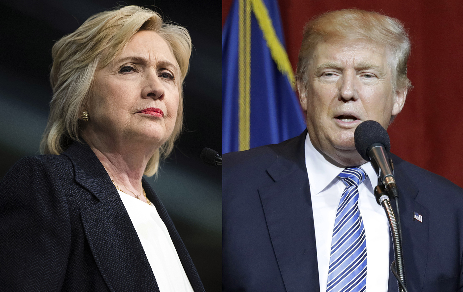 Trump, Clinton visit Ground Zero