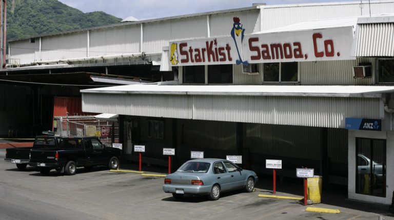 A GAO report warned that implementing future wage hikes on schedule would crush tuna canneries, a major industry of American Samoa.Â (AP Photo/Eugene Tanner, file)
