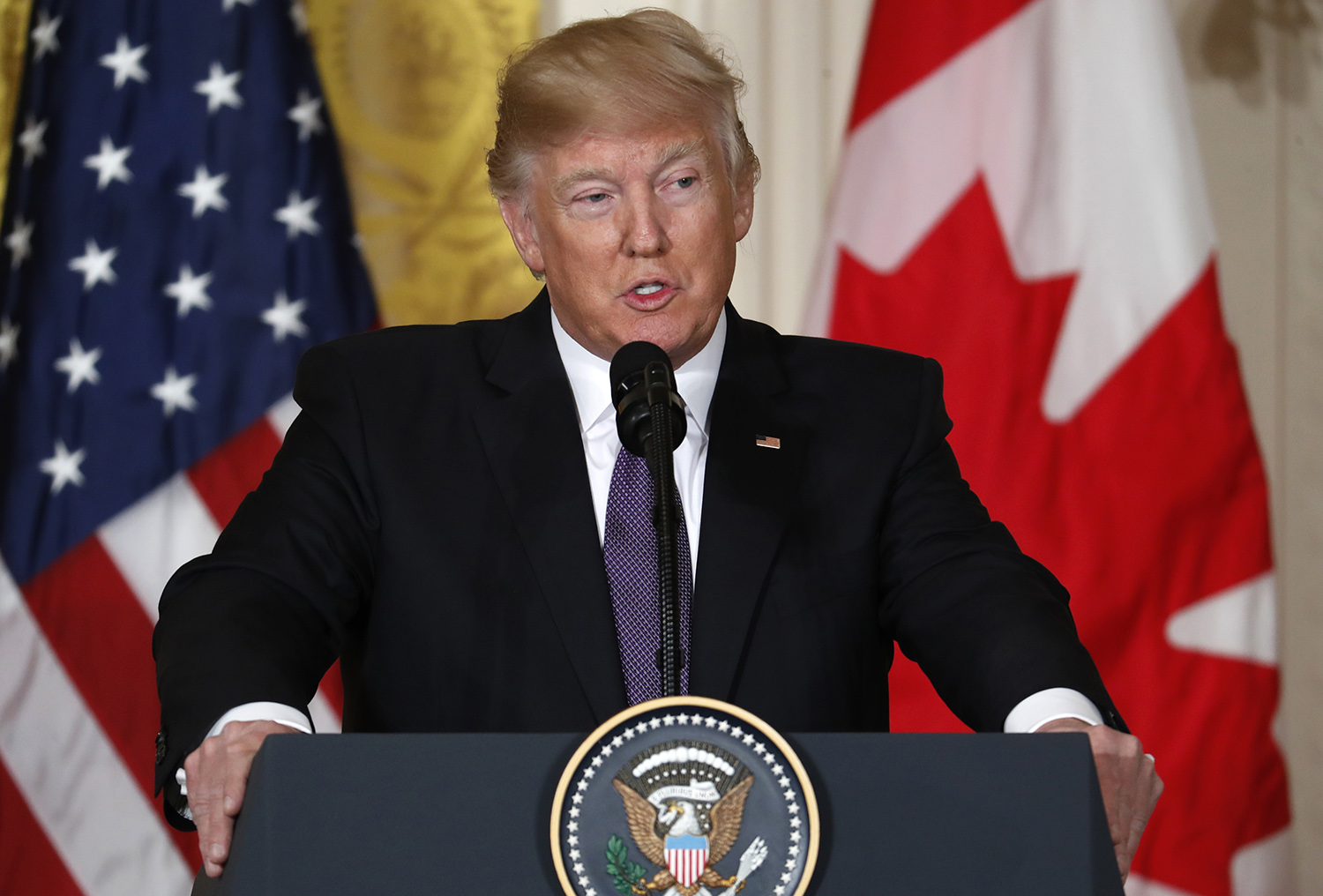 Trump avoids questions on Mike Flynn during press conference