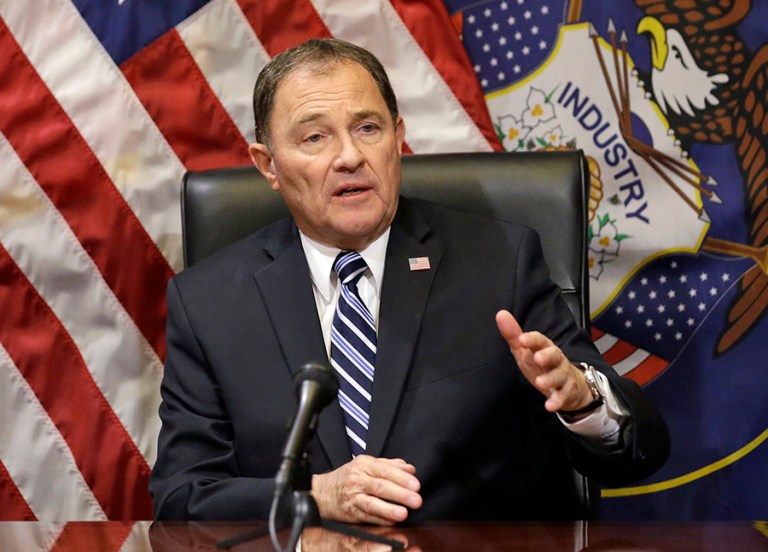 Utah Gov. Gary Herbert announced he would 