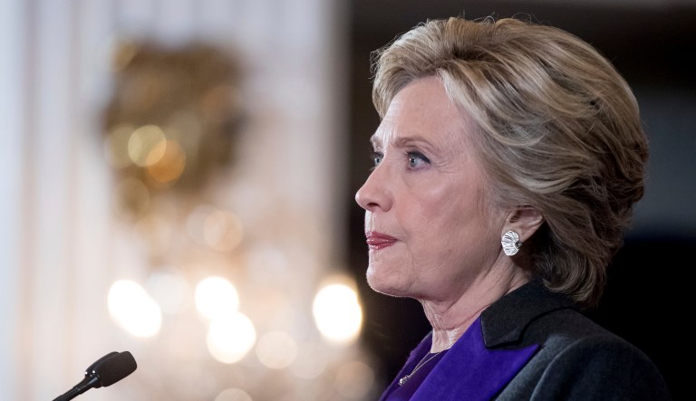 Hillary Clinton states clearly in 