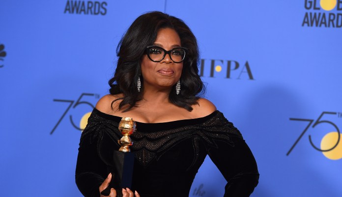 President Trump bashed Oprah Winfrey's interviewing skills on Twitter late Saturday after her segment on "60 Minutes" aired. (Photo by Jordan Strauss/Invision/AP)