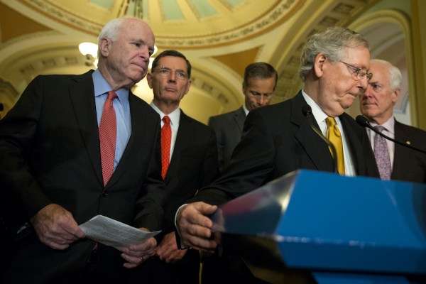 GOP twists itself into a pretzel over Trump
