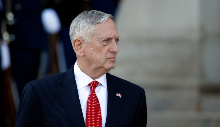 Jim Mattis declined to say if the U.S. raised any objection to the Turkish offensive, and he was careful not to criticize Turkey publicly. (AP Photo/Alex Brandon)