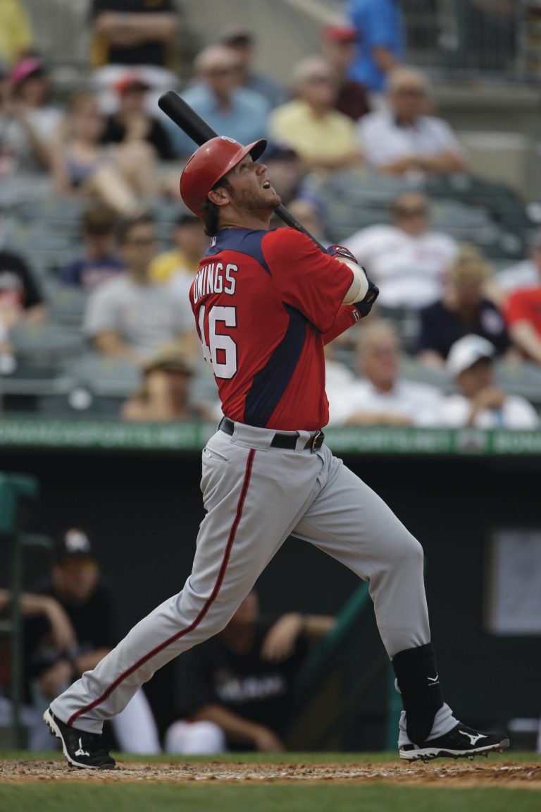 Jeff Roberson/AP
Former pitcher Micah Owings was hitting .353 with two home runs and 10 RBI in spring training entering Wednesday.