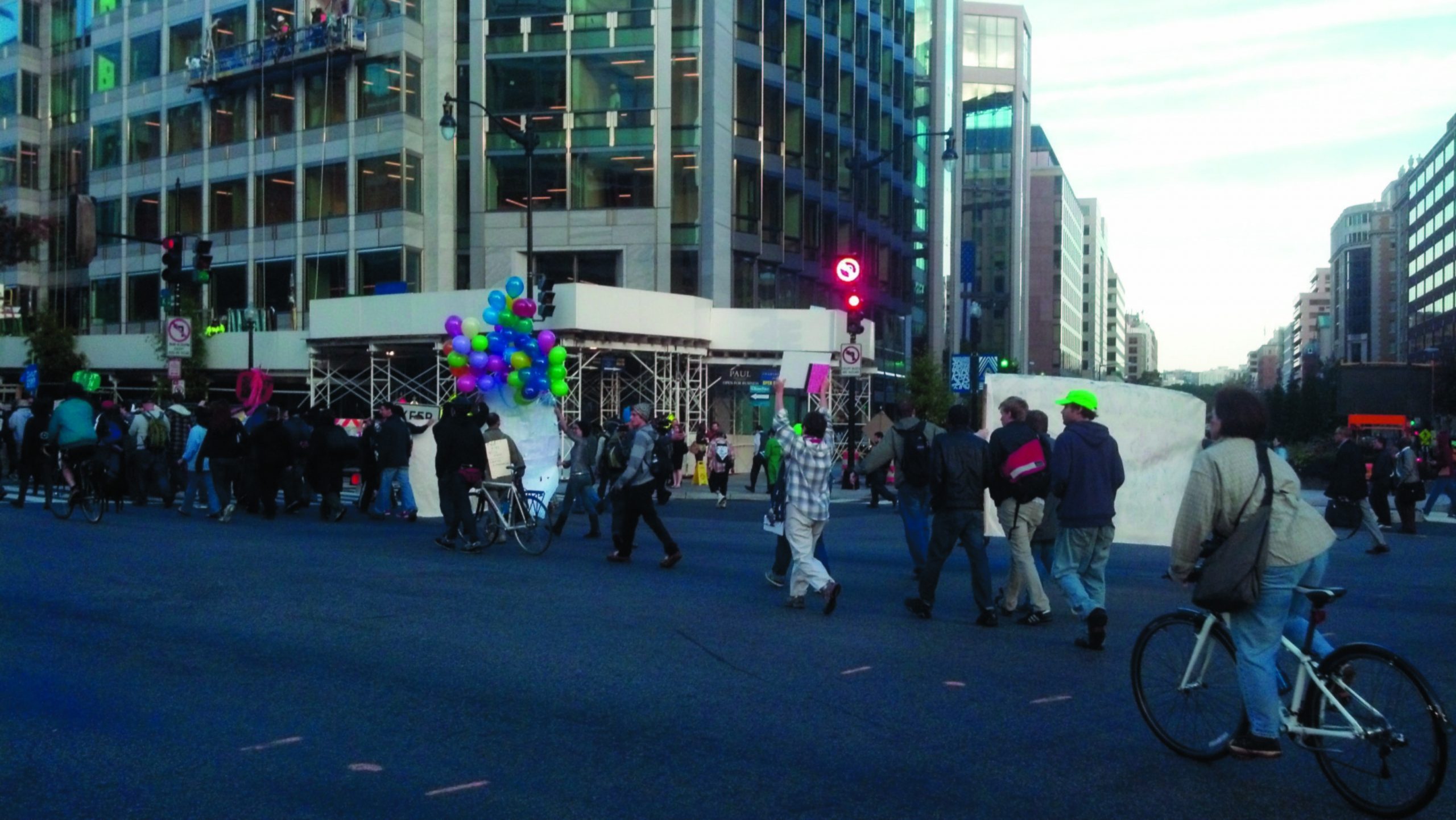 Protesters mark anniversary of Occupy DC