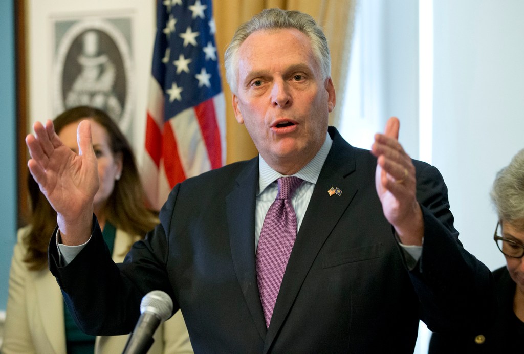 Terry McAuliffe 2020? Name one Democrat who can stop him