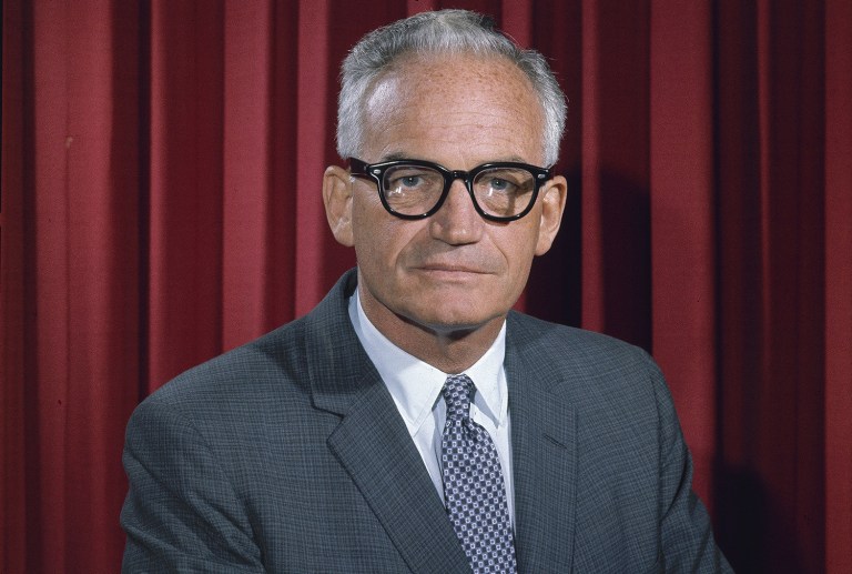 When the Republicans nominated Barry Goldwater, many liberal Republicans declined to endorse him or made very clear their disagreements with and distaste for the nominee. (AP Photo)