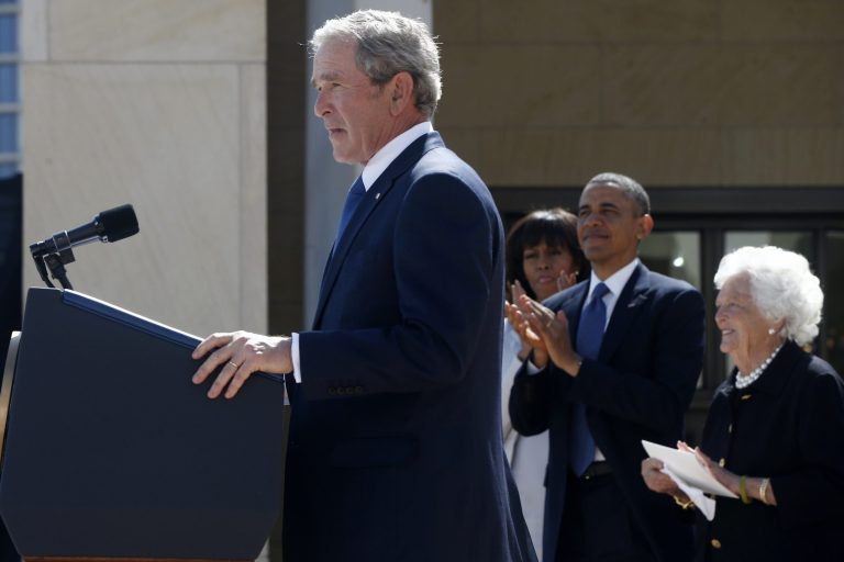 Obama praises Bush’s legacy, calls him a ‘good man’