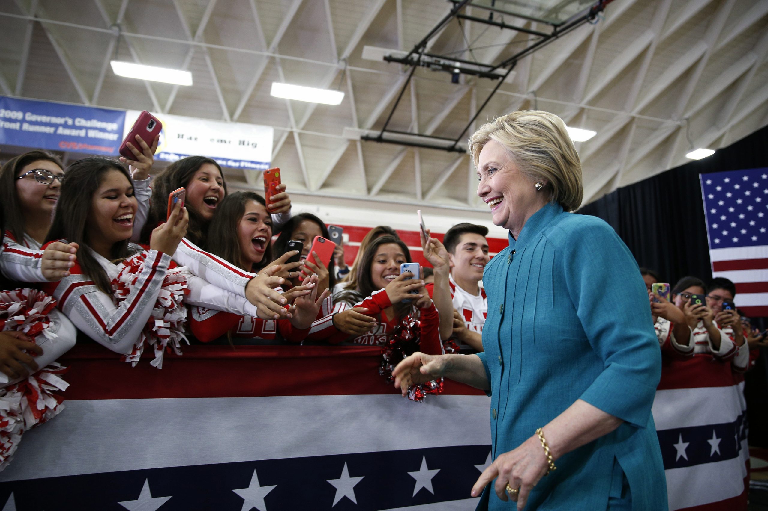 Teachers’ union head says Clinton is with them against school choice