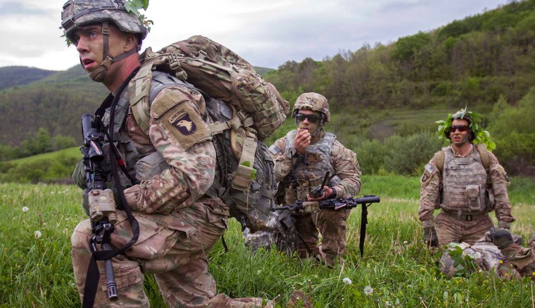 Trump has promised a dramatically larger Army of 540,000 soldiers, yet DoD has proposed a larger $574.5 billion base budget for the coming year that would instead spend increases on training, maintenance and efforts to shore up the existing military's ability to fight wars. (U.S. Army photo by Spc. Adeline Witherspoon, 20th Public Affairs Detachment)