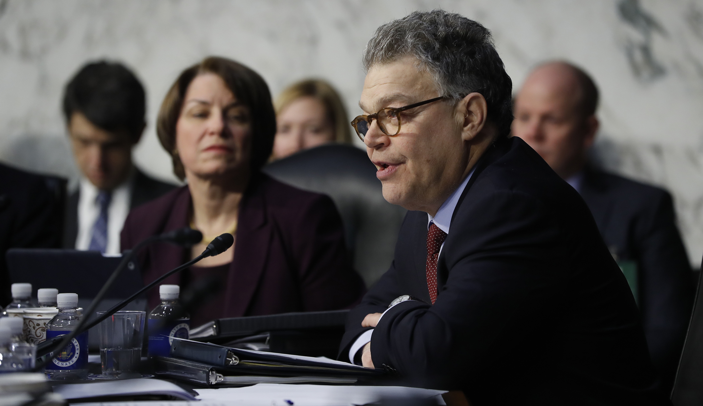 Amy Klobuchar: An apology to accusers during Al Franken’s resignation speech ‘would have been nice’