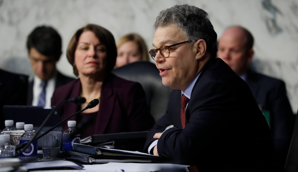 Amy Klobuchar: An apology to accusers during Al Franken’s resignation speech ‘would have been nice’