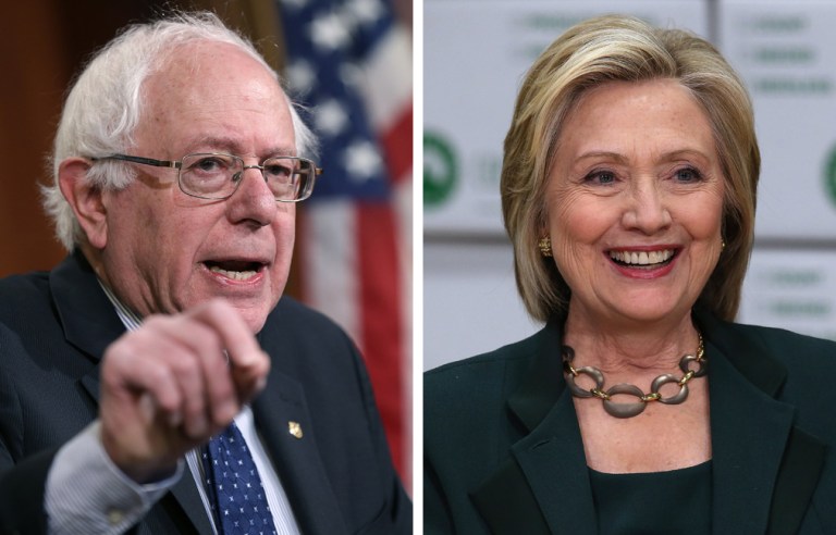 Hillary Clinton continues to lose her advantage over Bernie Sanders in a recent poll. (AP Photos)