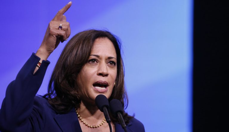 Democratic presidential candidate Sen. Kamala Harris
