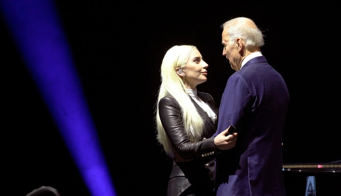 Biden said initiatives that provided long-term assistance to male and female abuse survivors were "the next great frontier." (AP Photo/John Locher)